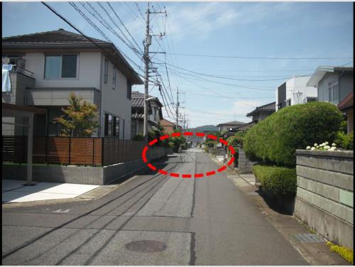 遺留現場 南側から北側